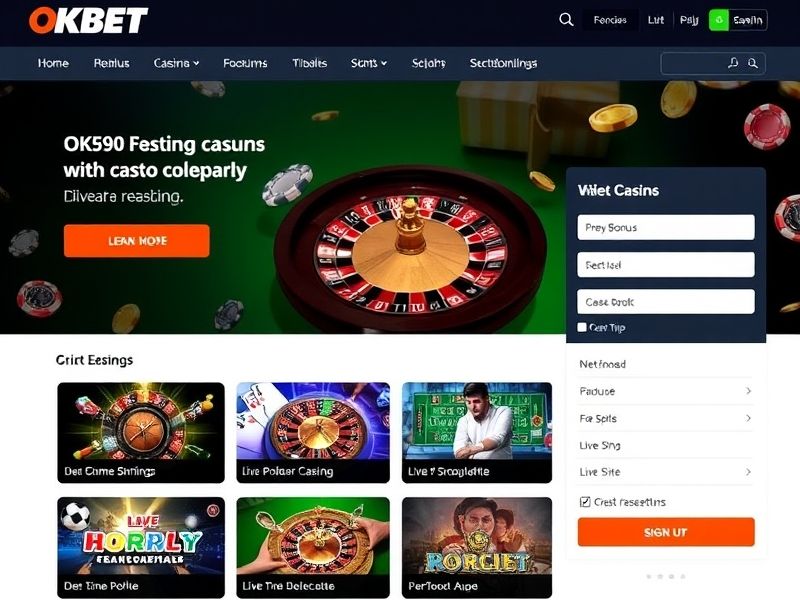 Welcome to OkBet Login, the premier online gambling platform offering a wide range of casino games, sports betting, and live dealer experiences. Join now for secure login, exclusive bonuses, and thrilling real-money gaming at OkBet Login.com.